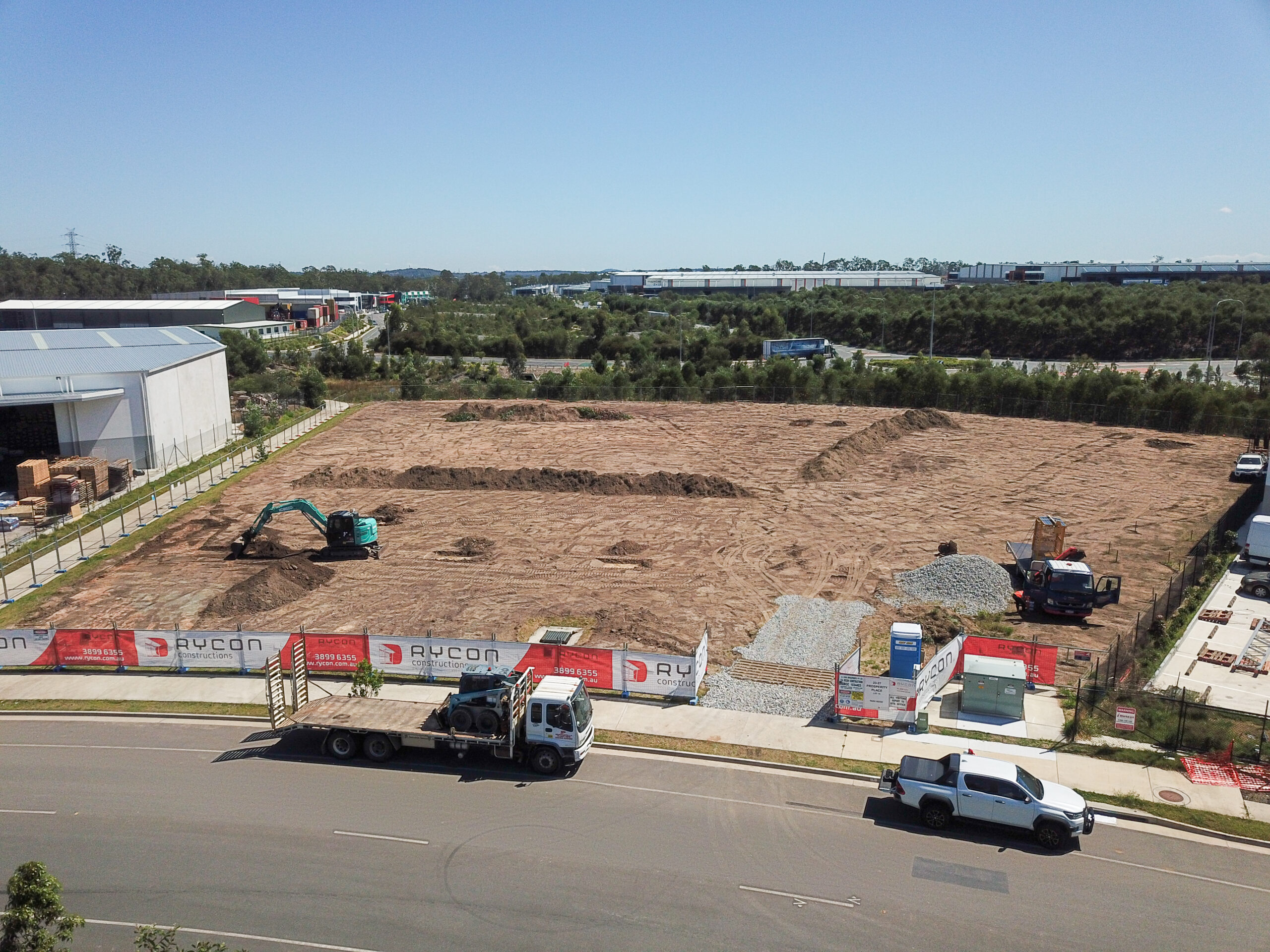 Park Ridge site preparation