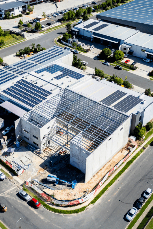 Overhead image of Berrinba Coldstores.
