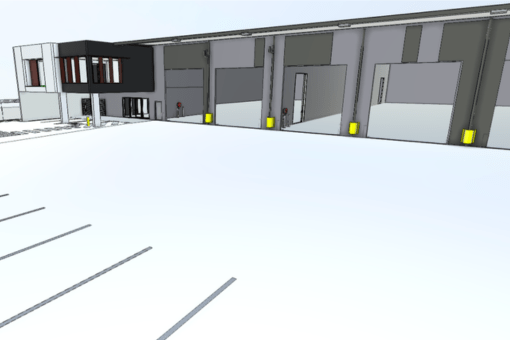 Image of Berrinba Coldstores in the construction phase.